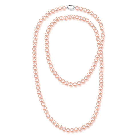 35-inch Pink Freshwater Pearl Strand - AAA Grade - House Of Pearls