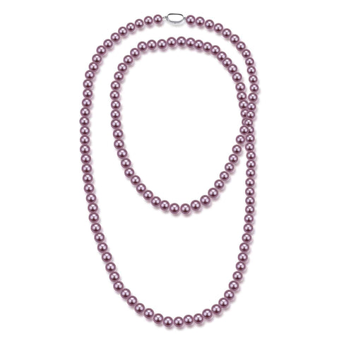 35-inch Purple Freshwater Pearl Strand - AAA Grade - House Of Pearls