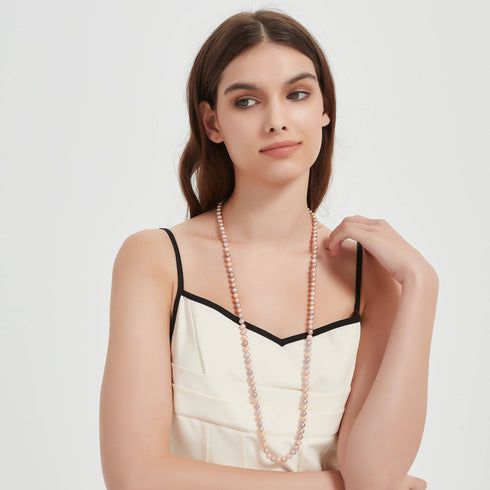 35-inch Purple Freshwater Pearl Strand - AAA Grade - House Of Pearls