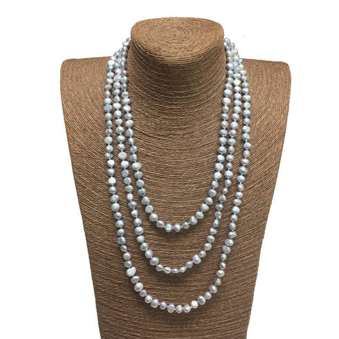 70" Length Baroque Freshwater Pearl Necklace - House Of Pearls