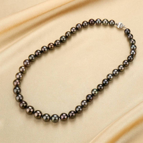 8-11mm Tahitian South Sea Pearl Strand Necklace AA+ Quality - House Of Pearls