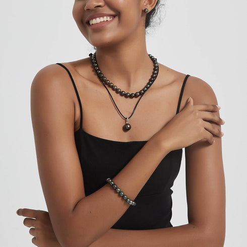 8-11mm Tahitian South Sea Pearl Strand Necklace AA+ Quality - House Of Pearls