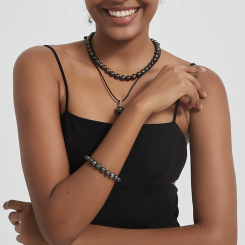 8-11mm Tahitian South Sea Pearl Strand Necklace AA+ Quality - House Of Pearls