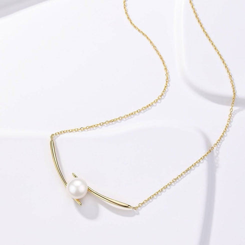8-9mm Pearl Smile Necklace - House Of Pearls