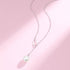8-9mm Freshwater Akoya Pearl Silver Heart Pendant Necklace - Necklaces made with hand-selected pearls from House of Pearls