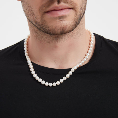 8-9mm White Freshwater VersaPearl Necklace - House Of Pearls