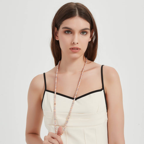 35-inch Multicolor Freshwater Pearl Strand - AAA Grade - House Of Pearls