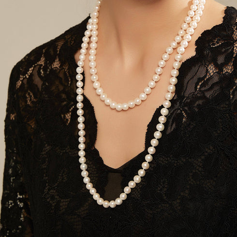 52-inch White Freshwater Pearl Rope Strand - AAA Grade - Necklaces made with hand-selected pearls from House of Pearls