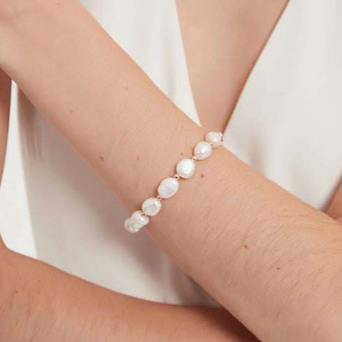 ELISA Pearl Matching Necklace, Bracelet & Earrings (Purchase Individually) - House Of Pearls