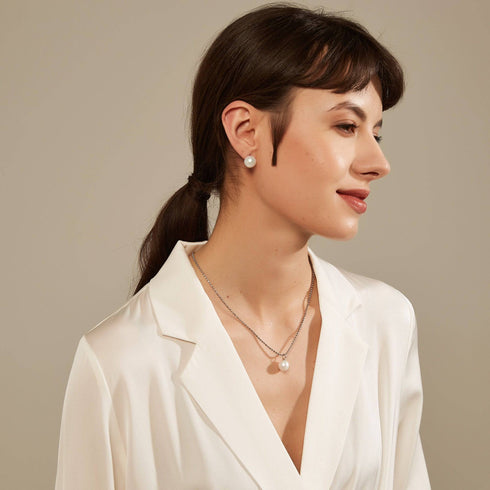 Large Edison Freshwater Pearl Bead Chain Necklace - House Of Pearls