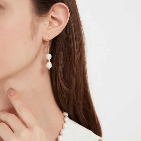 ELISA Pearl Matching Necklace, Bracelet & Earrings (Purchase Individually) - House Of Pearls