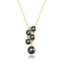 Five-Drop Black Tahitian Pearl Pendant 18K Pure Gold - Necklaces made with hand-selected pearls from House of Pearls
