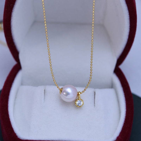 Freshwater Pearl & Pendant Necklace - House Of Pearls