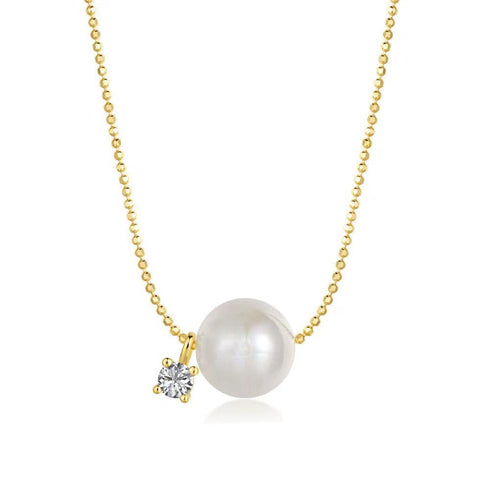 Freshwater Pearl & Pendant Necklace - House Of Pearls