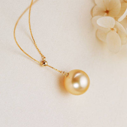Golden South Sea Pearl Calliope Pendant - House Of Pearls