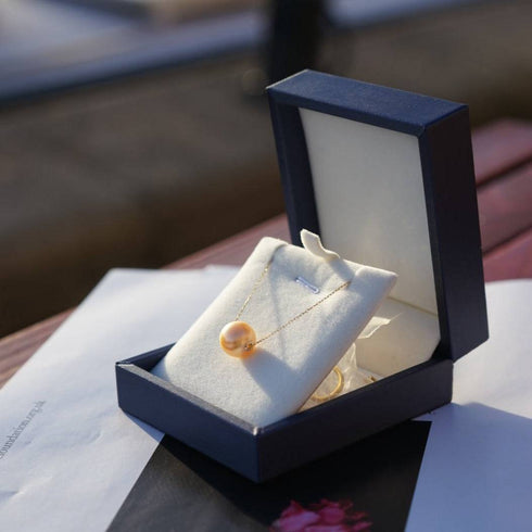 Golden South Sea Pearl Floating Pendant - House Of Pearls