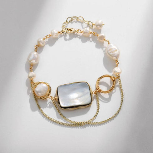 Grace Mother Of Pearls Necklace & Bracelet (Purchase Individually) - House Of Pearls