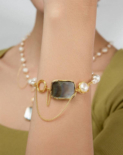 Grace Mother Of Pearls Necklace & Bracelet (Purchase Individually) - House Of Pearls