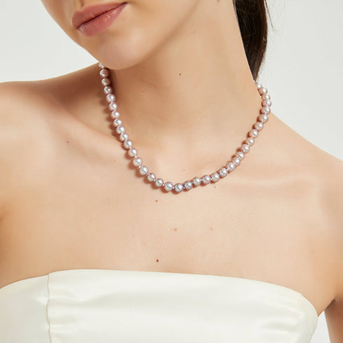 Gradual Color 7-8mm Pearls Strand - Pink to Purple - House Of Pearls