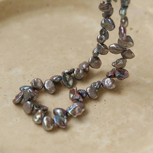 Grey Keshi Freshwater Pearl Necklace - House Of Pearls