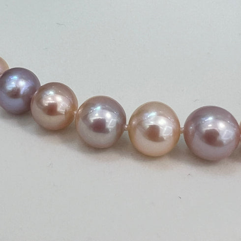 10-11mm Multicolor Freshwater Pearl Strand Necklace - Necklaces made with hand-selected pearls from House of Pearls