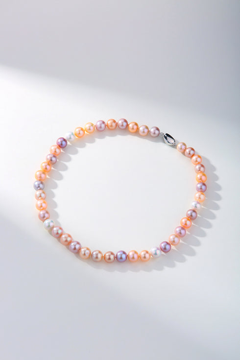 10-11mm Multicolor Freshwater Pearl Strand Necklace - Necklaces made with hand-selected pearls from House of Pearls