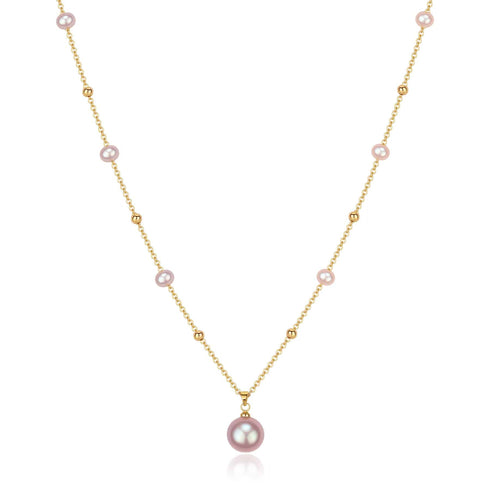 Teardrop Pendant Beaded Necklace 14K Gold Filled - Necklaces made with hand-selected pearls from House of Pearls