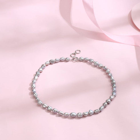 Grey Baroque Freshwater Pearl Necklace - Necklaces made with hand-selected pearls from House of Pearls