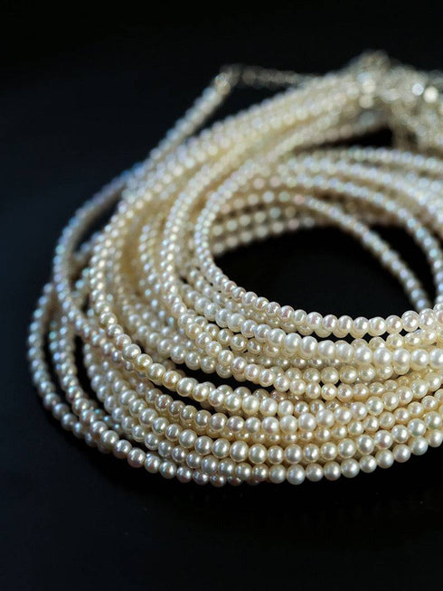 2-3mm Classic Baby Pearl Strand Necklace - House Of Pearls