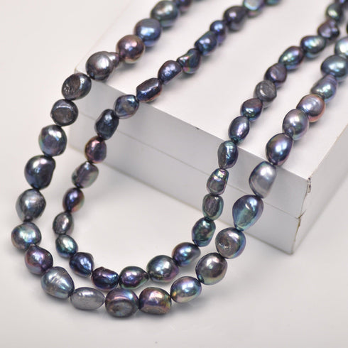 Peacock Color Baroque Freshwater Pearl Necklace Multiple Lengths - Necklaces made with hand-selected pearls from House of Pearls