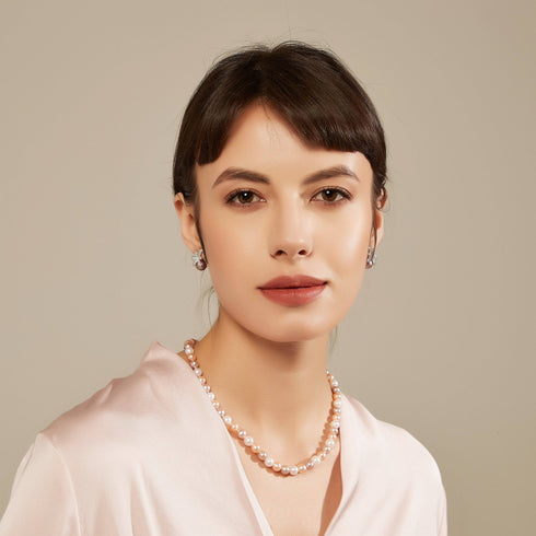 Classic Multicolor Freshwater Pearl Necklace Multiple Lengths