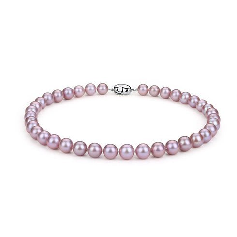 Purple 10-12mm Freshwater Pearl Necklace - House Of Pearls