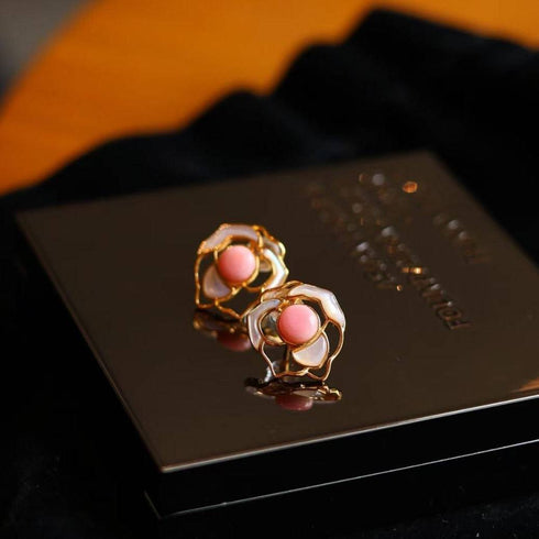 Rose Pink Queen Conch Pearl Necklace - House Of Pearls