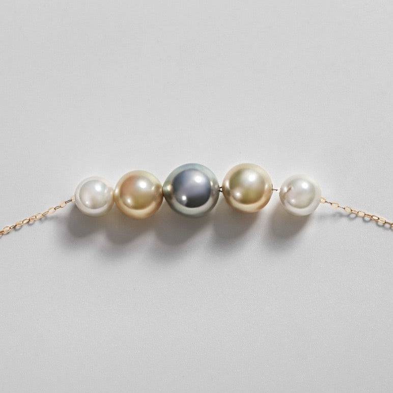 Gold Baroque Pearl Necklace - The Vintage Pearl