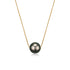 Tahitian Pearl Floating Pendant - Necklaces made with hand-selected pearls from House of Pearls