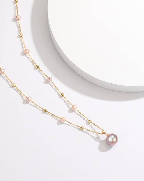 Teardrop Pendant Beaded Necklace - House Of Pearls