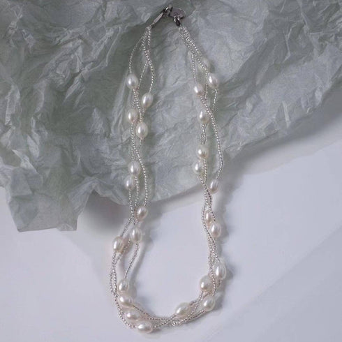 Triple Layered Baroque Pearl Necklace & Bracelet (Purchase individually) - House Of Pearls