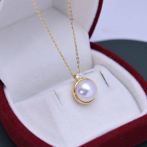 10-11mm Freshwater Mabel Pearl & Sasha Necklace - House Of Pearls