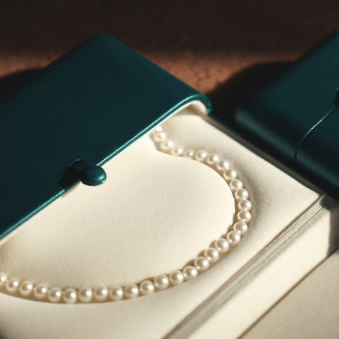 7.5-8.0mm Double Strand White Freshwater Pearl Necklace - Necklaces made with hand-selected pearls from House of Pearls