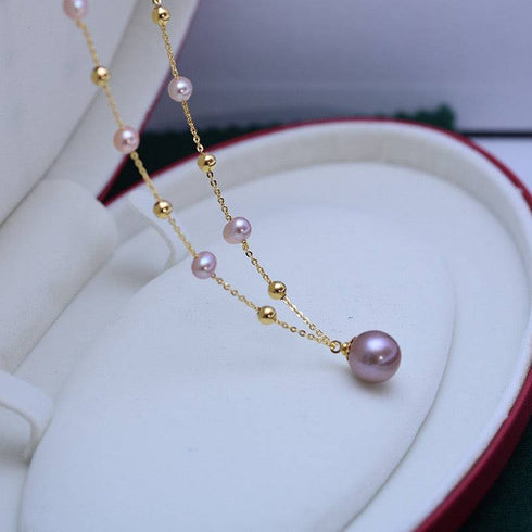 Teardrop Pendant Beaded Necklace - House Of Pearls