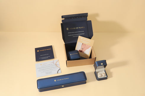 Pink Freshwater Pearl Necklace,7.5-8mm - House Of Pearls