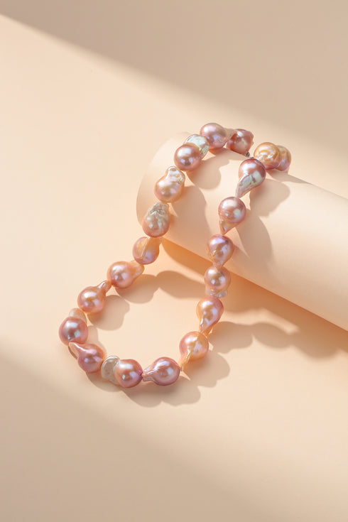 Purple Baroque Freshwater Pearl Necklace - Necklaces made with hand-selected pearls from House of Pearls