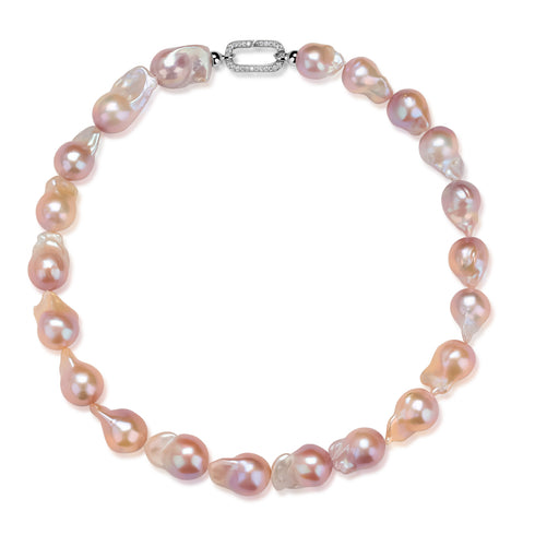 Purple Baroque Freshwater Pearl Necklace - Necklaces made with hand-selected pearls from House of Pearls