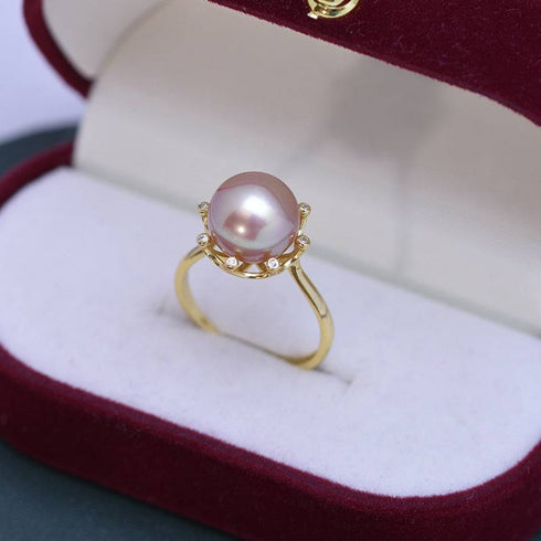 10-11mm Freshwater Pearl Cubic Zirconia Ring - House Of Pearls