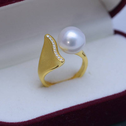 10-11mm Freshwater Pearl Mermaid Ring - House Of Pearls