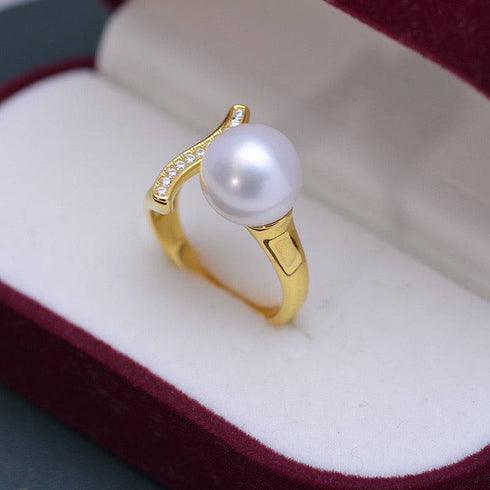 10-11mm Freshwater Pearl Mermaid Ring - House Of Pearls