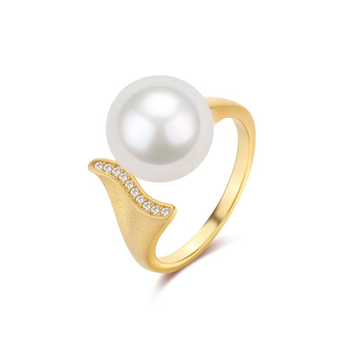 10-11mm Freshwater Pearl Mermaid Ring - House Of Pearls