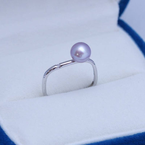 7-8mm Freshwater Pearl & Square Ring - House Of Pearls