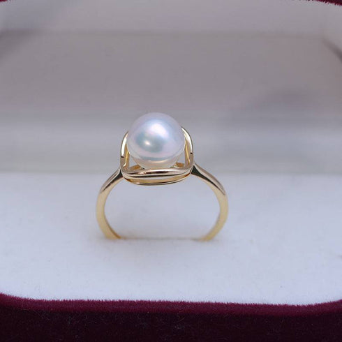 8-9mm Freshwater Pearl & Elowen Ring - House Of Pearls