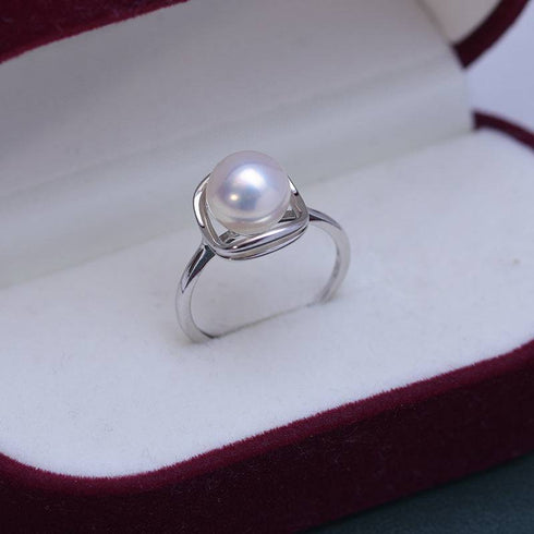 8-9mm Freshwater Pearl & Elowen Ring - House Of Pearls